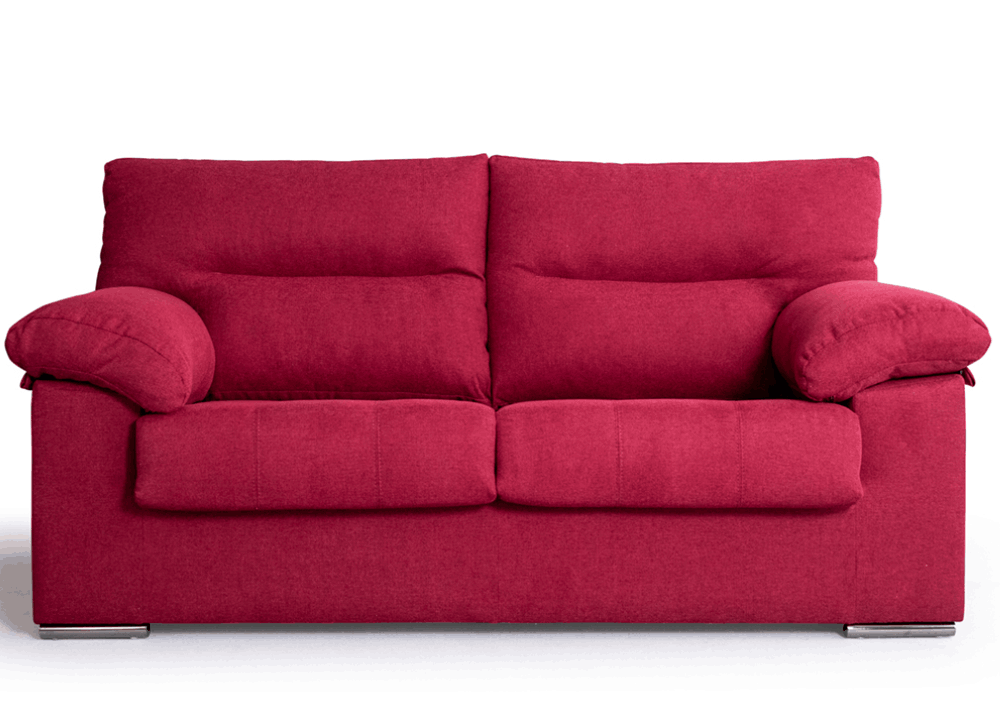 Comprar sofá barato cómodo|Precio sofás y más en Tuco.net PLAZAS 2 PLAZAS  Color ROJO PASION BELA 16
