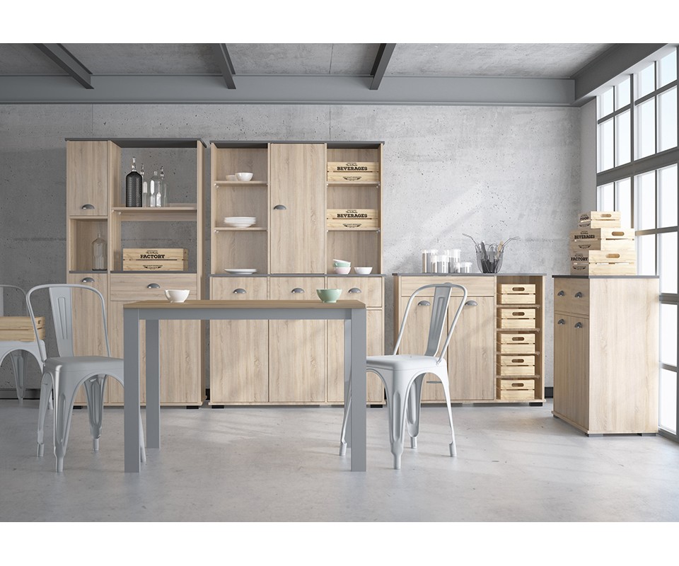 Mueble auxiliar dos puertas, dos cajones y estante Takery Armario Ikea Pax Segunda Mano ~ Mueble auxiliar dos puertas, dos cajones y estante Takery