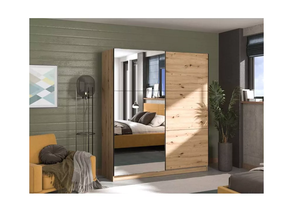 Armarios de dormitorios con puertas correderas con espejo