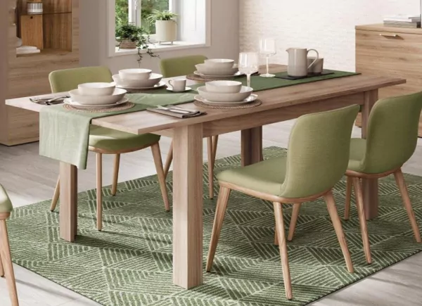 Mesa de comedor extensible lateral ATLANTIS