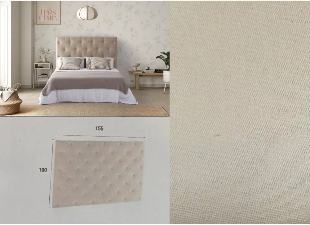 Cabeceira de cama capitoné SISI