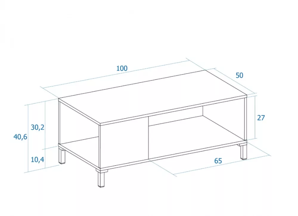 Mesa central retangular do OSAKA