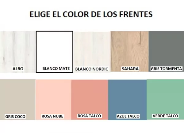 Armarios de 1, 2 ó 3 puertas batientes con 3 cajones CLEO Armarios de 1, 2 ó 3 puertas batientes con 3 cajones CLEO