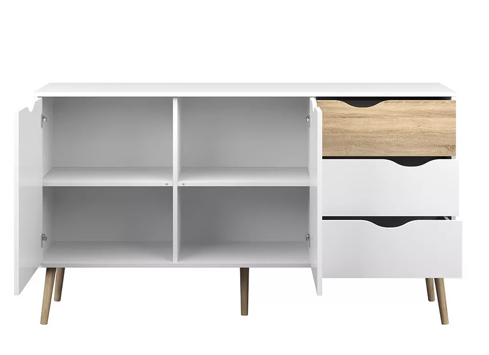 APARADOR DOS PUERTAS Y TRES CAJONES TAK APARADOR DOS PUERTAS Y TRES CAJONES TAK