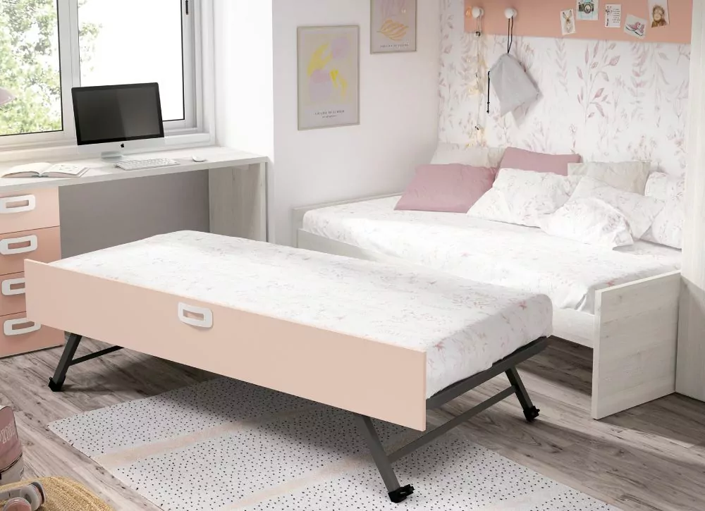 Ninho de cama de 90 ou 105 com ninho de arrasto CLEO Ninho de cama de 90 ou 105 com ninho de arrasto CLEO