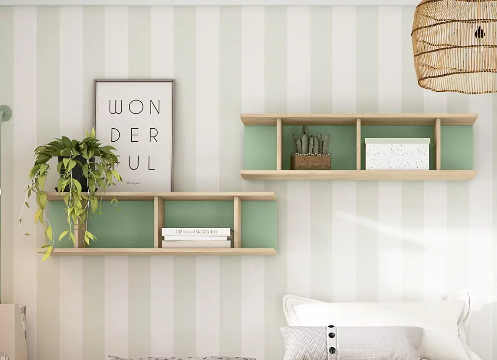 Prateleira dupla com 3 divisores CLEO