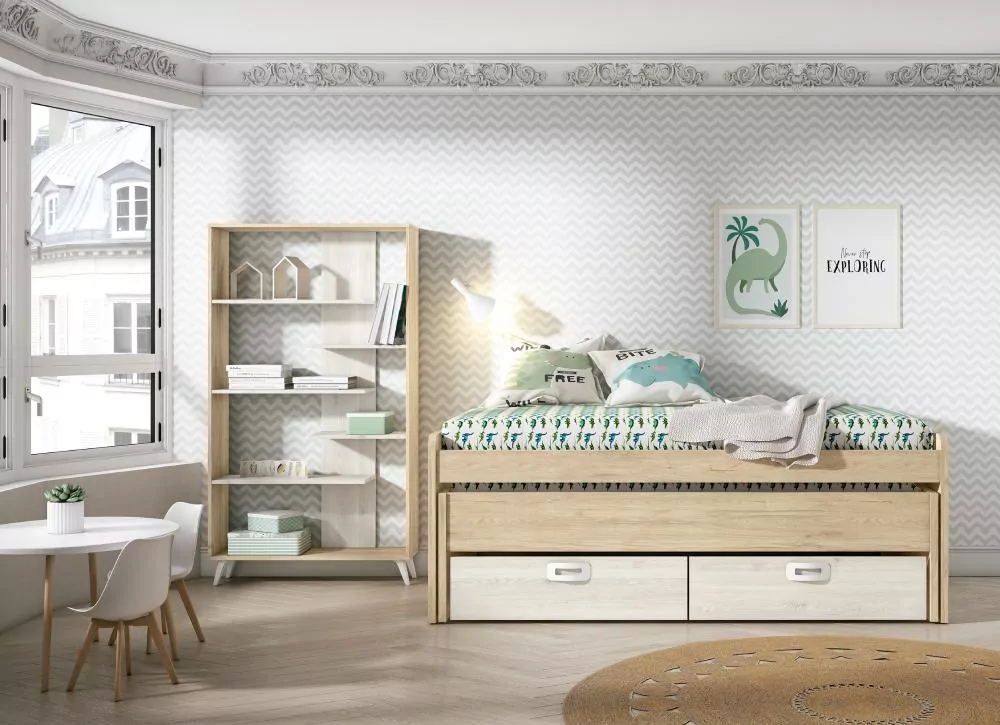 Estantería de 5 baldas escalonadas CLEO Estantería de 5 baldas escalonadas CLEO