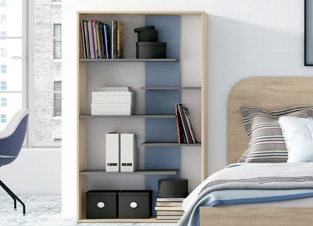 Estantería de 5 baldas escalonadas CLEO Estantería de 5 baldas escalonadas CLEO