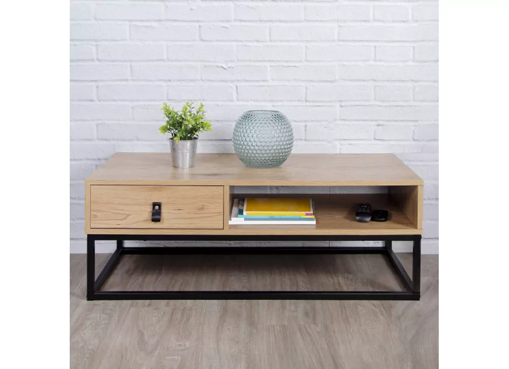 Mesa central com gaveta HELSINKI Mesa central com gaveta HELSINKI