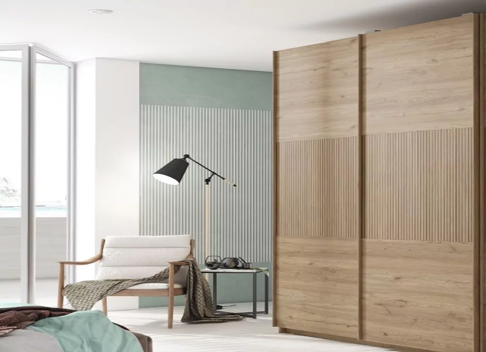 Guarda-roupa FLORIDA com 2 portas de correr e 3 painéis