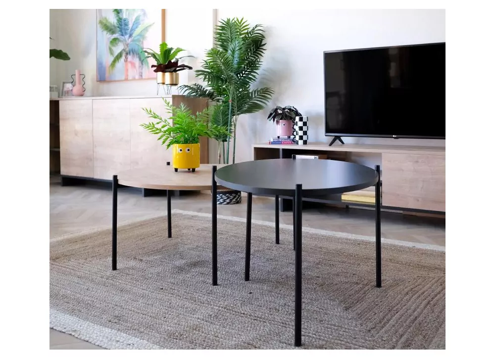 Conjunto de 2 mesinhas ninho DELIA Conjunto de 2 mesinhas ninho DELIA