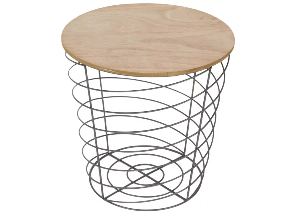 Tabela com hastes cinzas CUERA