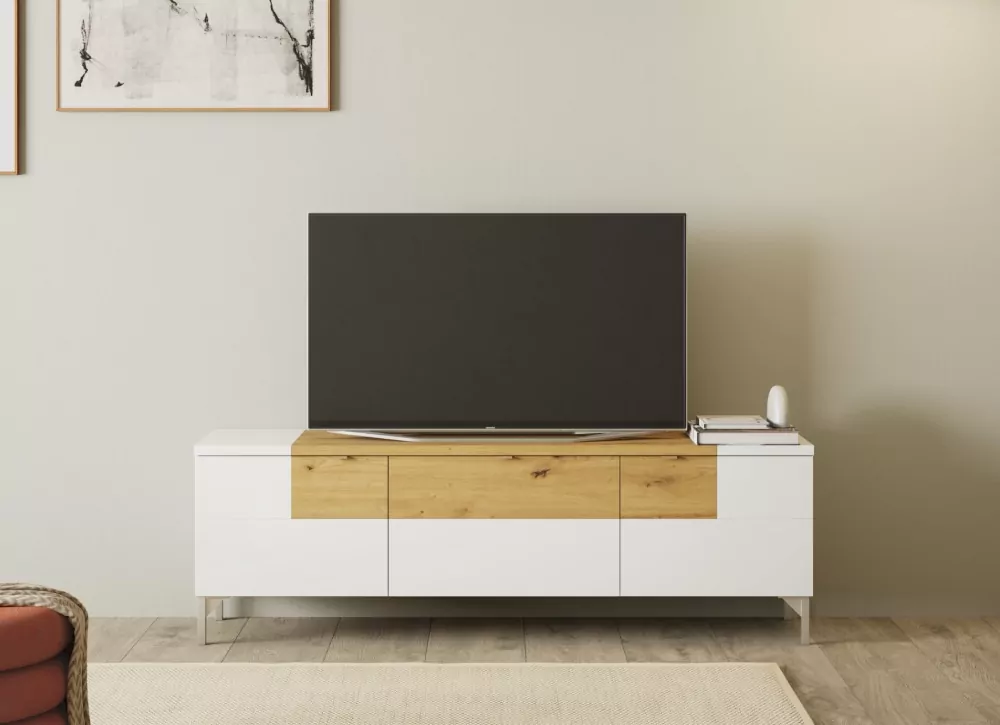 Librería de salón frente lacado NOJA