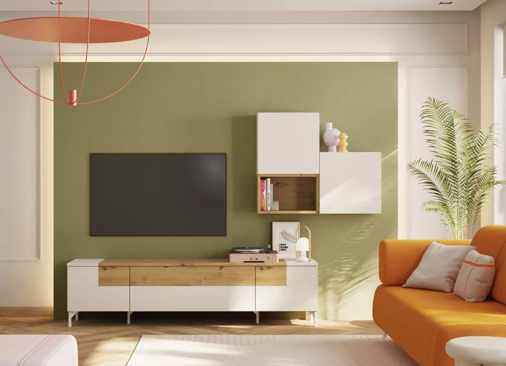 Librería de salón frente lacado CARMONA