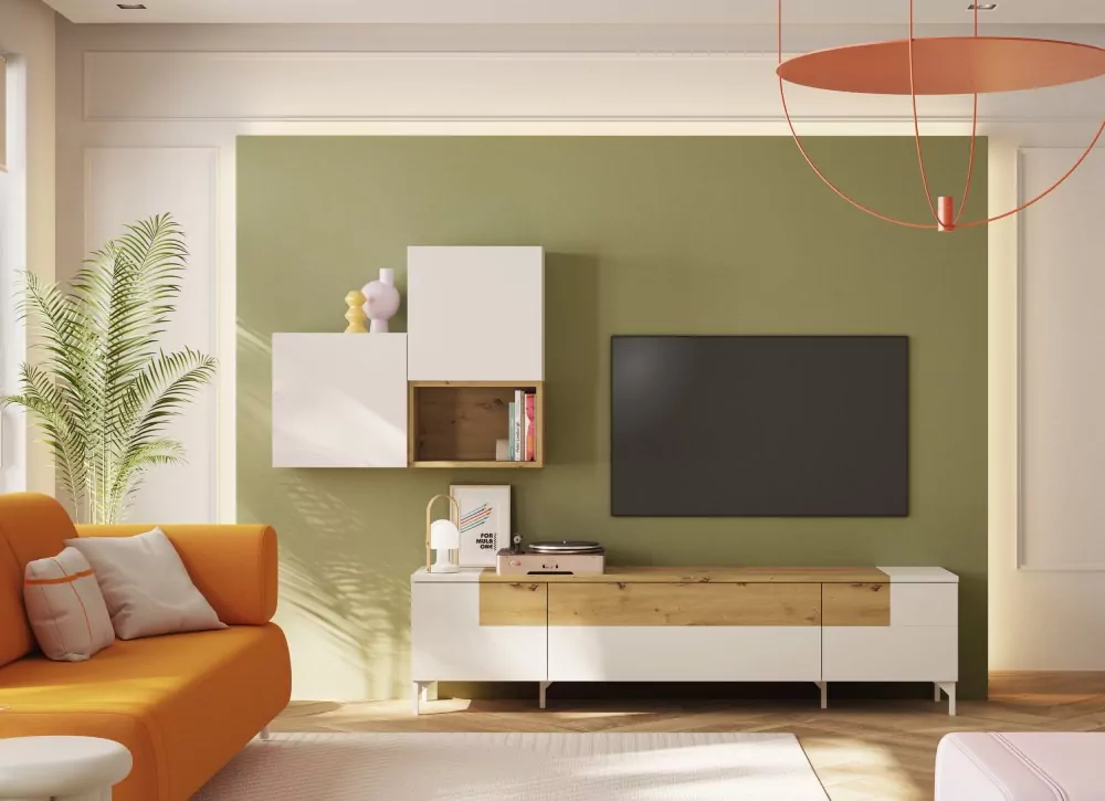 Librería de salón frente lacado CARMONA