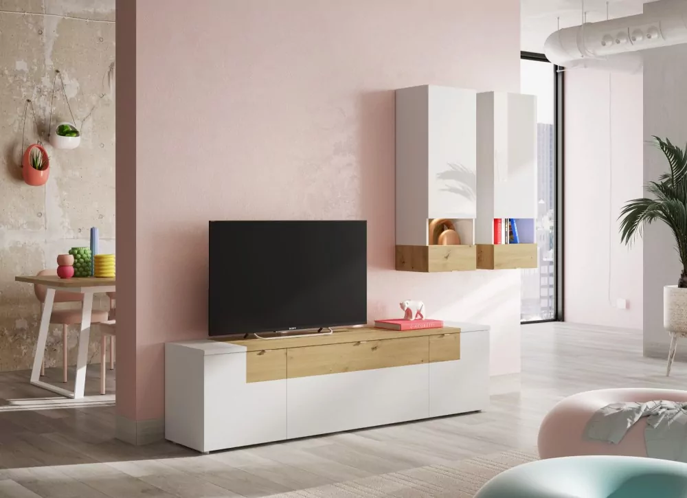 Librería de salón frente lacado MIENGO