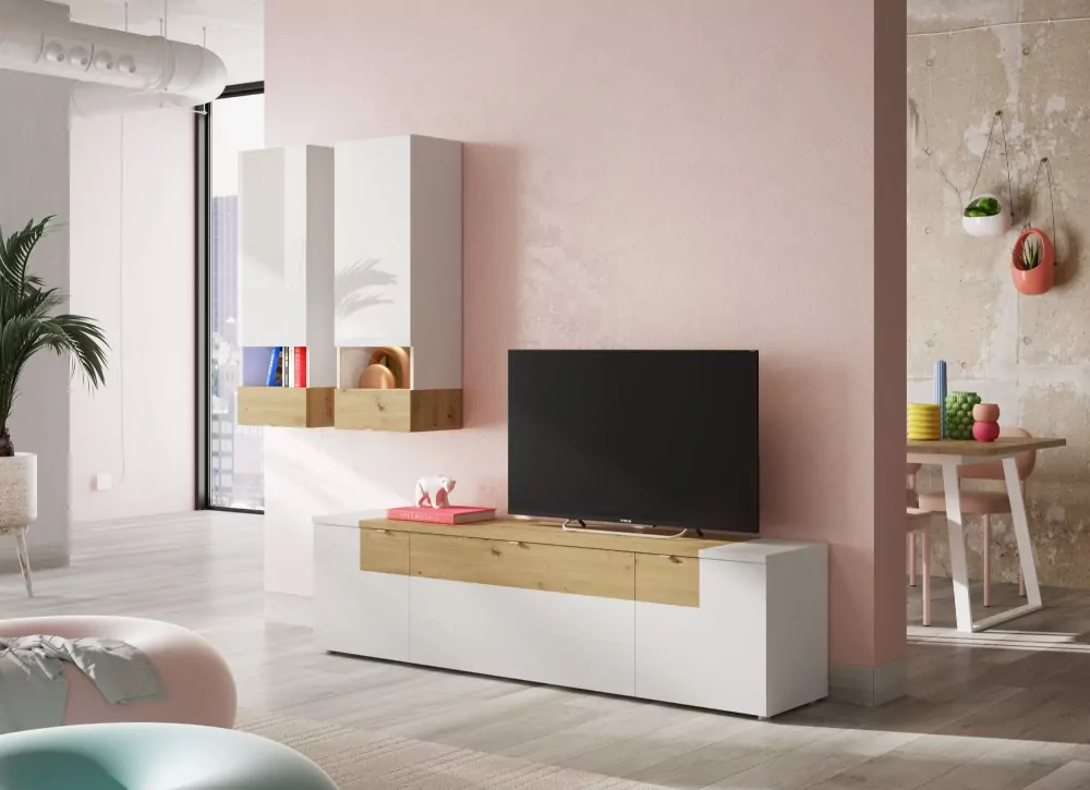 Librería de salón frente lacado MIENGO