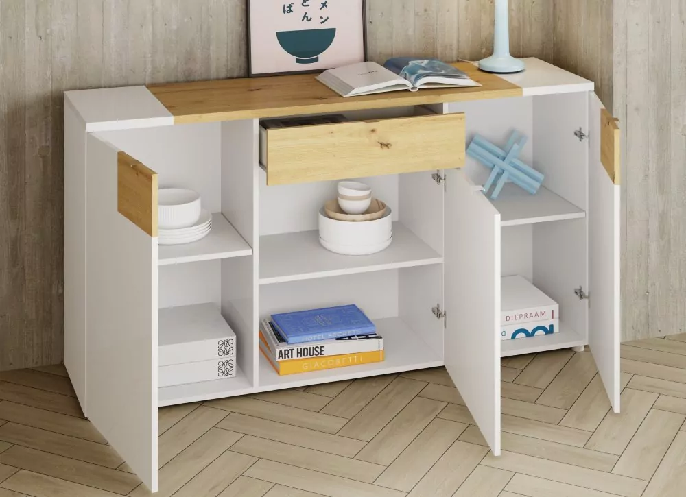 Aparador com 3 ou 4 portas e 1 gaveta CANTABRIA