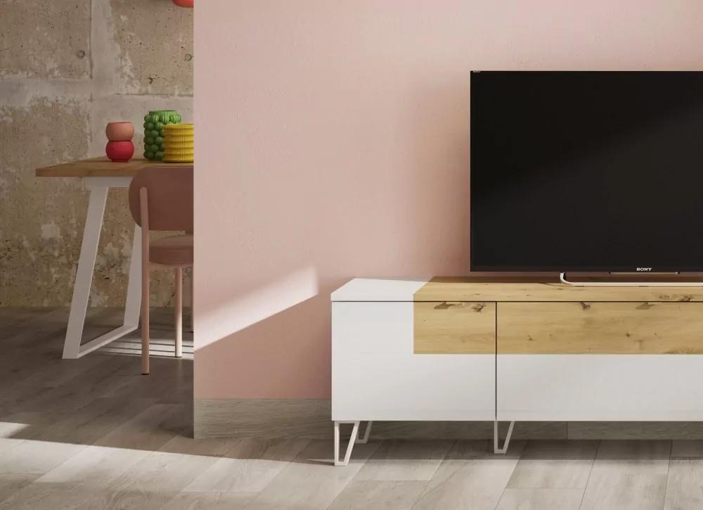 Mesa de jantar perna trapézio CANTÁBRICO Mesa de jantar perna trapézio CANTÁBRICO