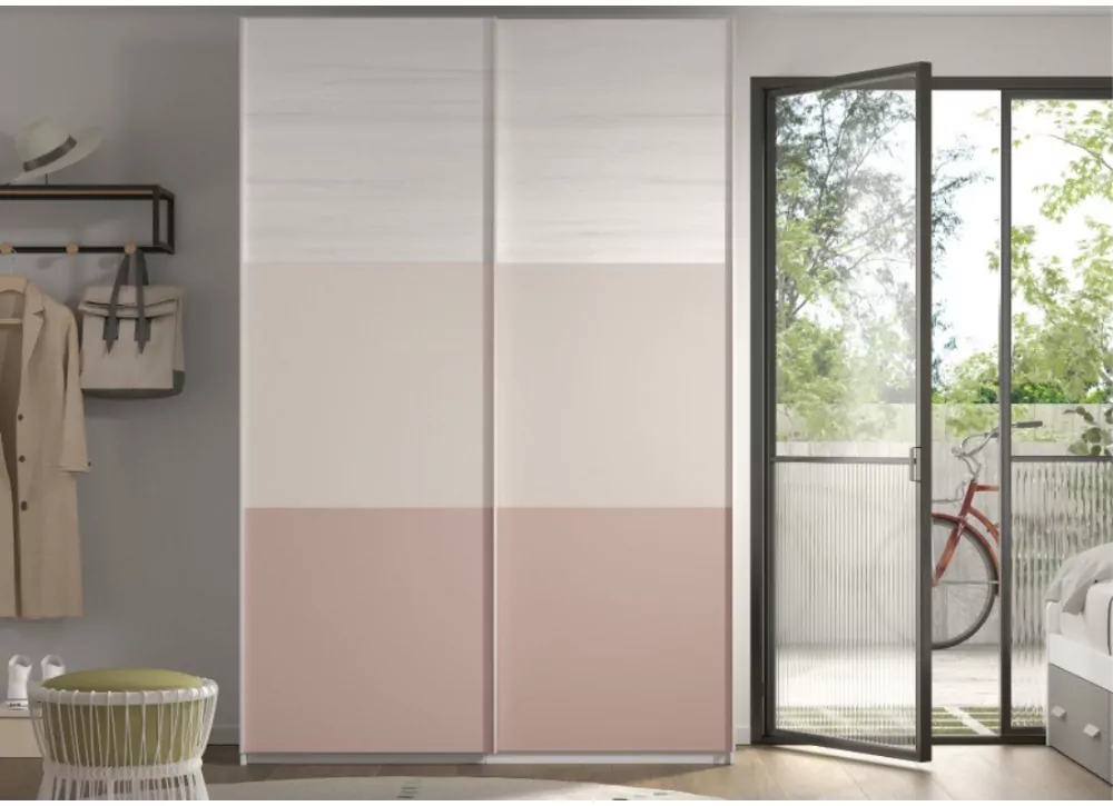 Armario de puertas correderas paneles de colores CORBAN PLUS