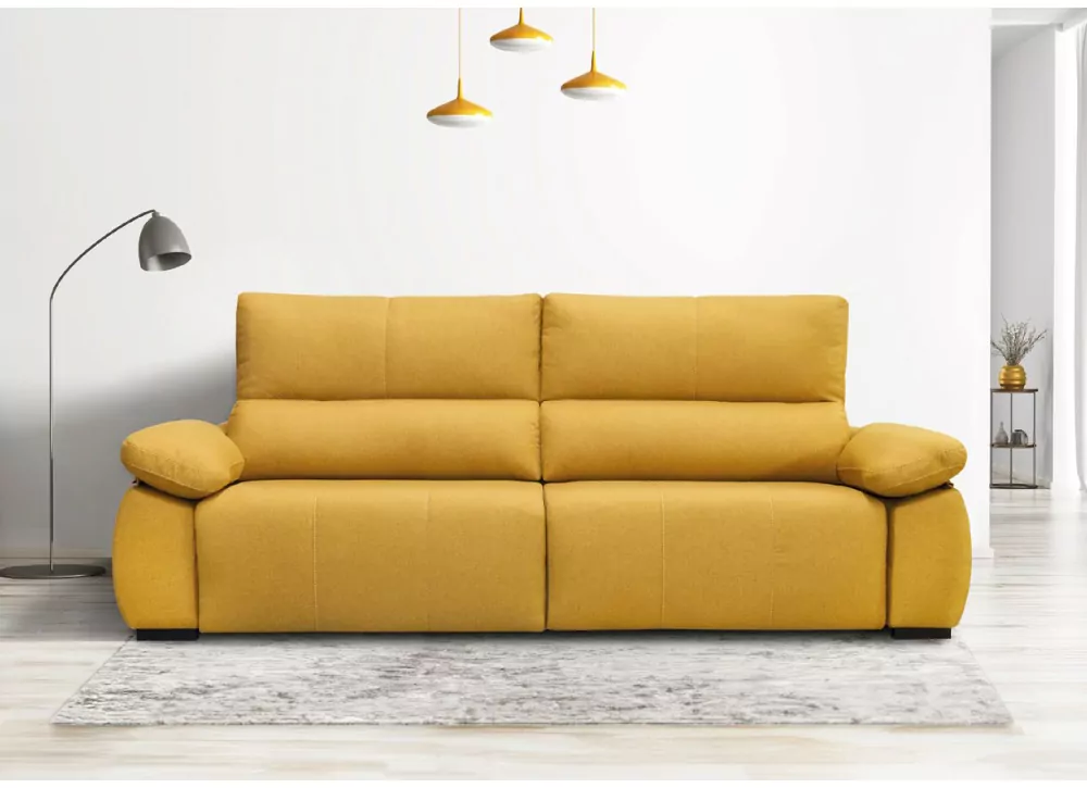 Sofá 3 lugares deslizante com rodas BILLY