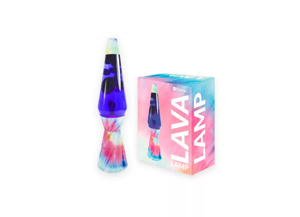 Luminária de lava tie-dye CRATER