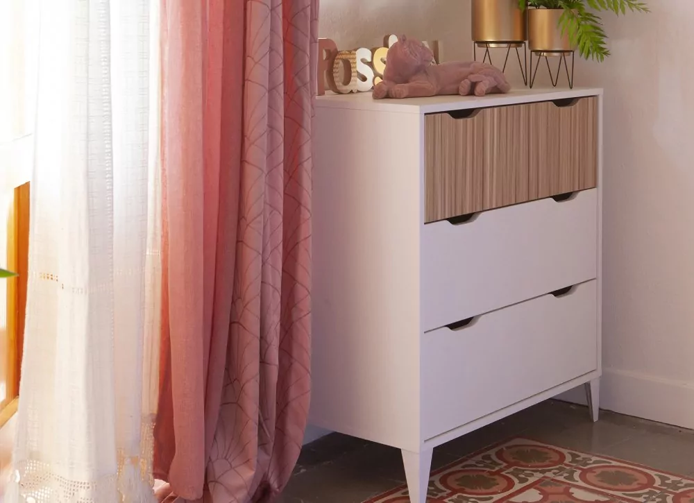 3 gavetas confortáveis SAMANTA