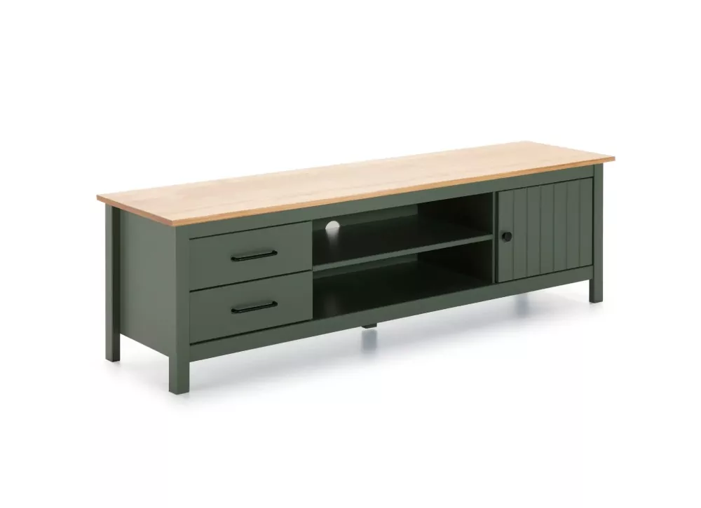 Mueble de tv verde oscuro RANDA Mueble de tv verde oscuro RANDA
