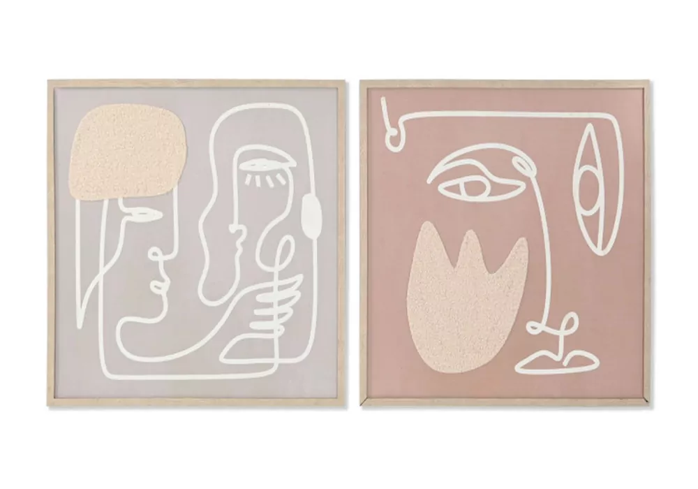 Quadro facial abstrato LENA