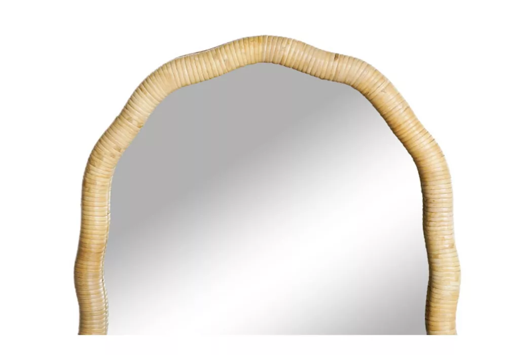 Espejo con borde ratán NOVAQ Espejo con borde ratán NOVAQ