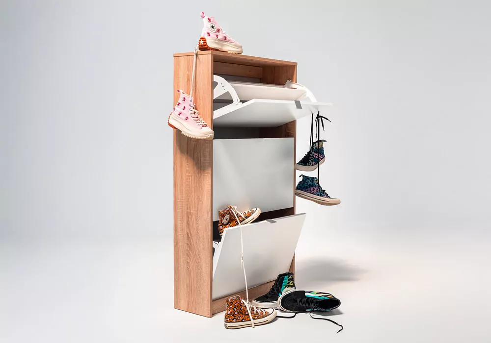 Sapateira com 3 portas MACK Sapateira com 3 portas MACK