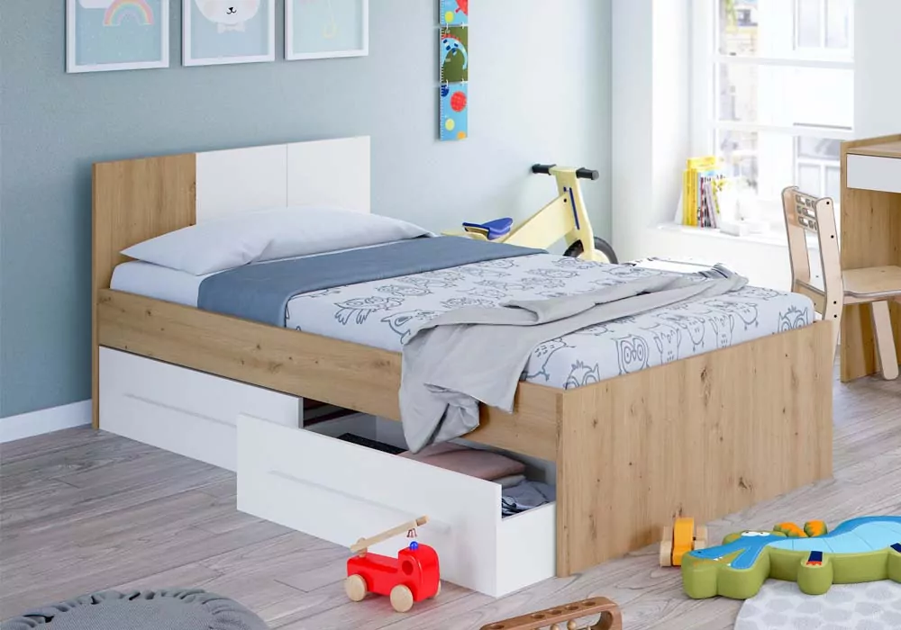 CAMA NIDO CON DOS CAJONES IXEIA