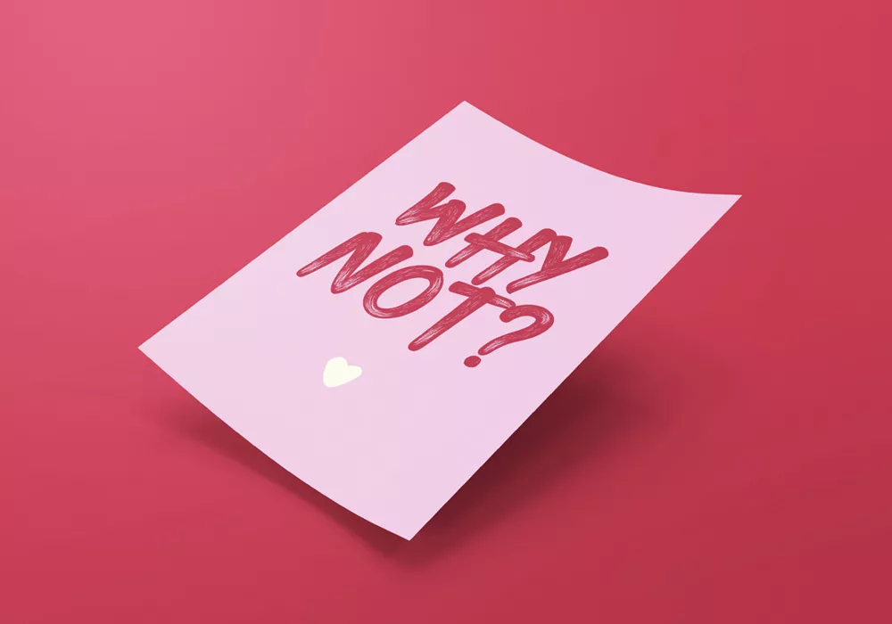 Lámina decorativa why NOT Lámina decorativa why NOT