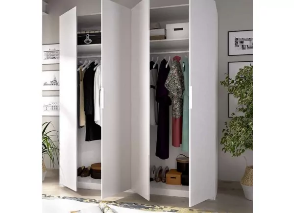  ANTSKU Armario alto de almacenamiento para baño, armario de  piso independiente con armario de 2 puertas y 3 cajones, armario grande de  lino blanco con estantes ajustables para baño, cocina, sala