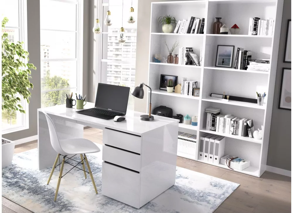 Cómo elegir el mejor escritorio blanco con cajones para tu oficina o  estudio?